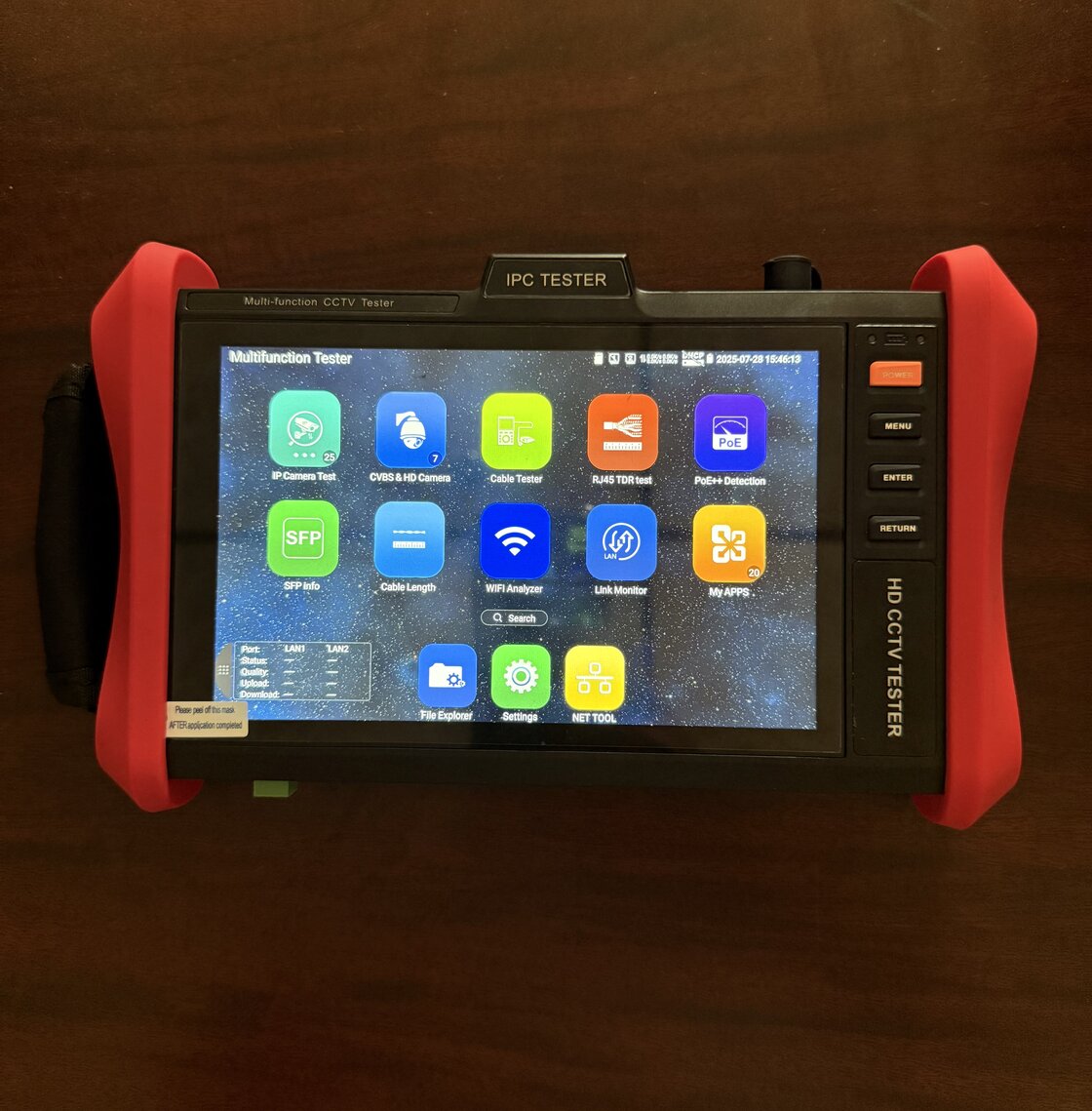 Security Cameras Maintenance with Professional CCTV Tester 