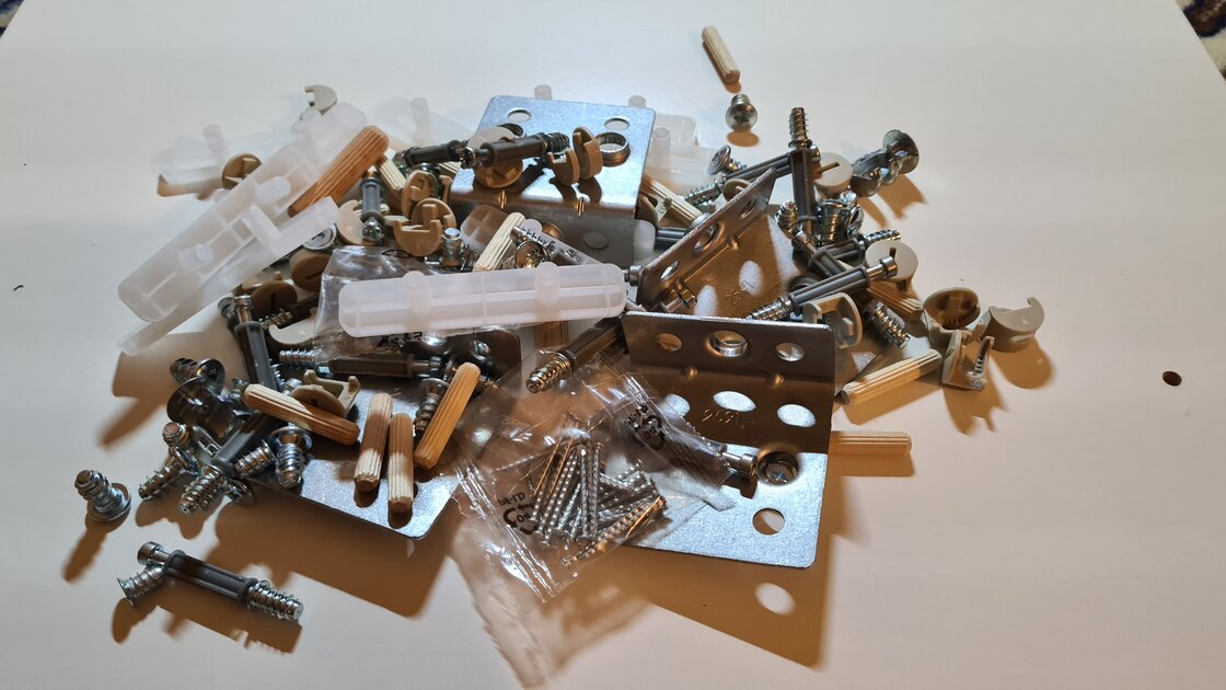 Are you intimated by number of parts? Contact me, I can assemble any furniture.