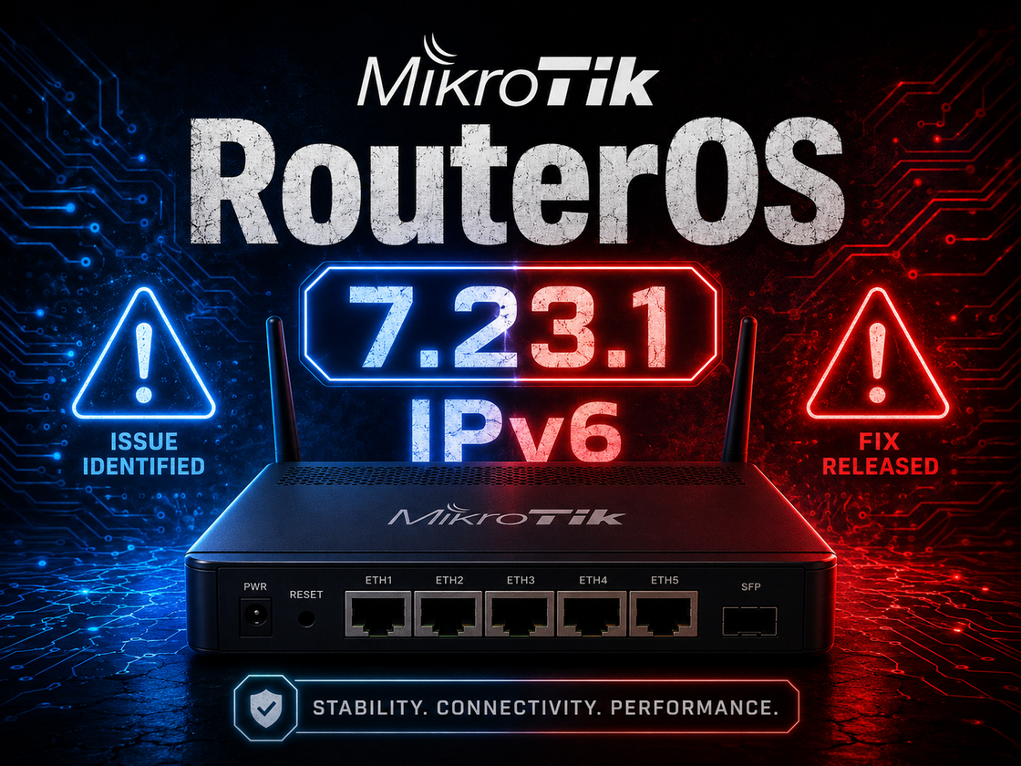 MikroTik RouterOS 7.23.1, CAPsMAN, and IPv6: Fixing a Broken IPv6 Connection