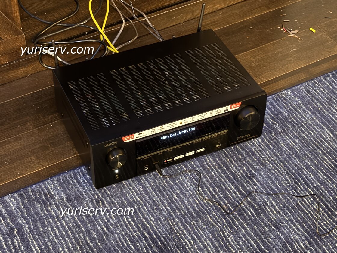 Denon Receiver Installation for a Home Theater — image 2