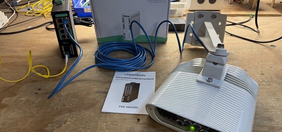 Linovision POE-SW508G POE++ Switch testing