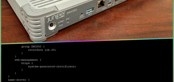 Firewall Juniper SRX 300 programming
