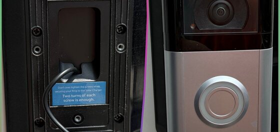 Ring Video Doorbell Powered by a Solar Panel