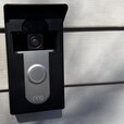Installation of a wireless Ring doorbell camera with a protective cover