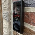EUFY video doorbell with two cameras successfully installed.