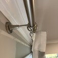 Curtains installation