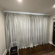 Curtains installation