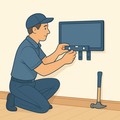 Small TV mounting